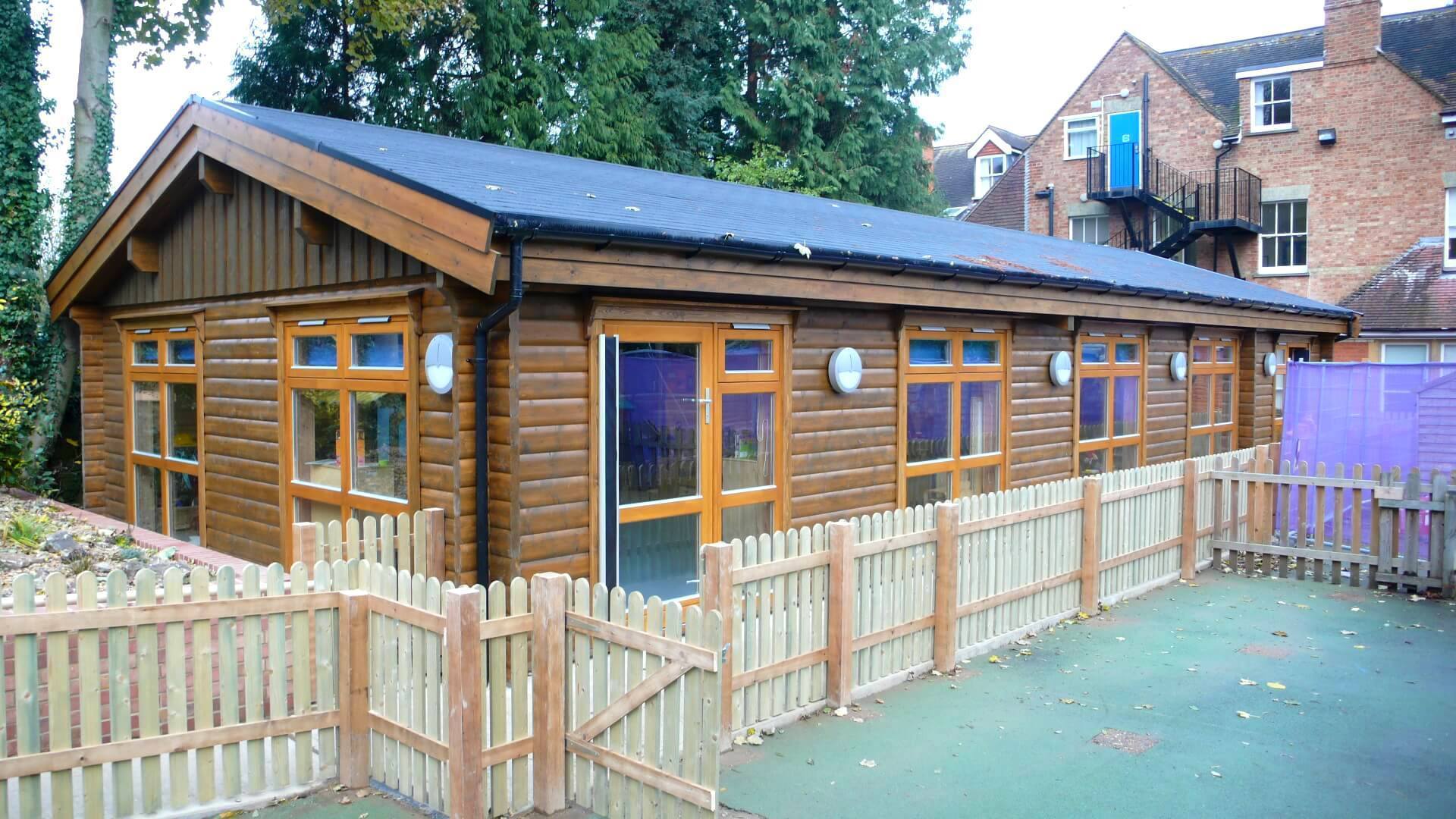 Nursery Buildings and Playrooms Norwegian Log