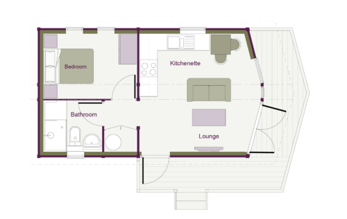 Kelso 1 Bedroom Granny Annex Package