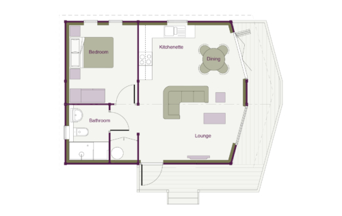 Oslo 1 Bedroom Granny Annex Package