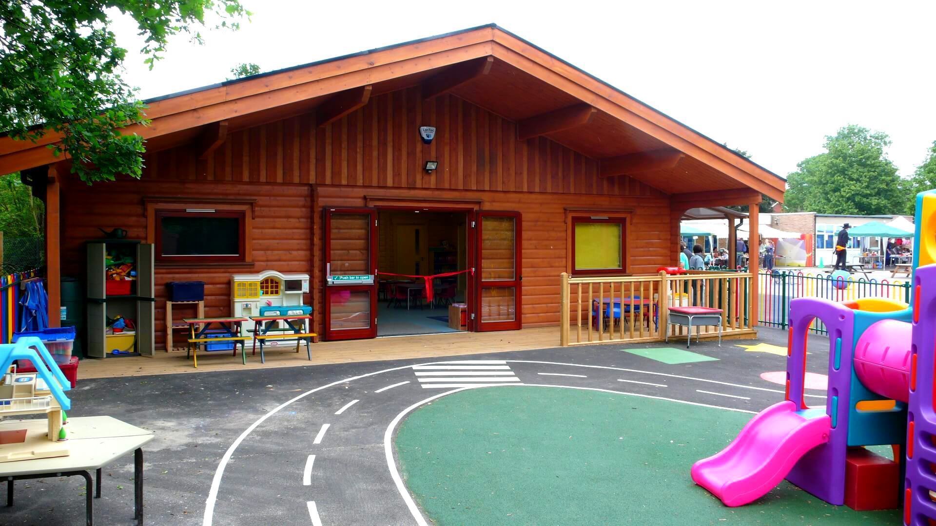 Nursery Buildings and Playrooms Norwegian Log