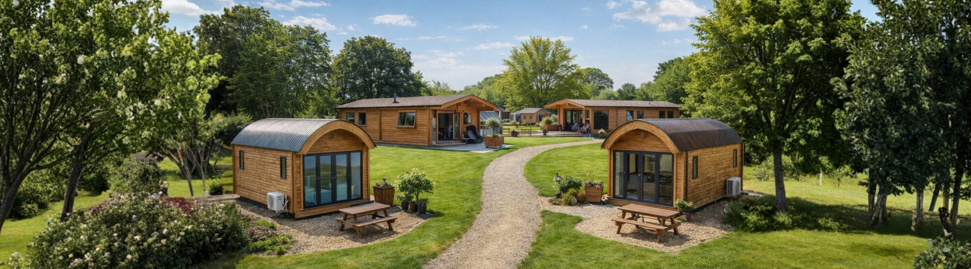 Hero Banner Aurora and Cabins