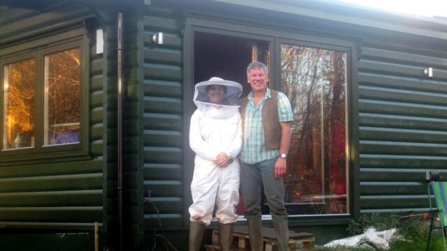 Roger  White Beekeeping  Christina  Gray