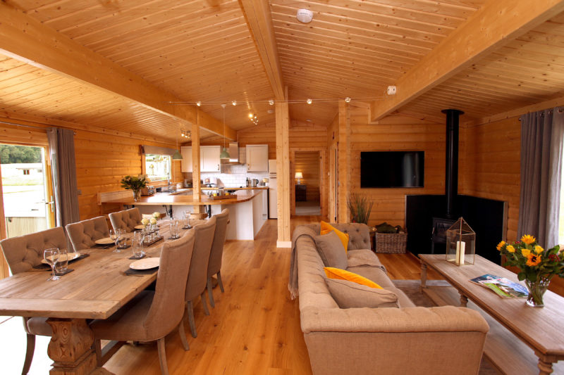 Luxury Lakeside Log Cabins Where You Can Relax Under The