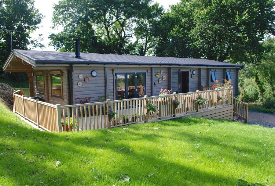 Relaxed Family Annex in West Wales Norwegian Log