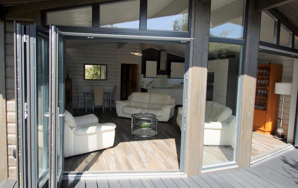 Contemporary Log Cabin Interior 1