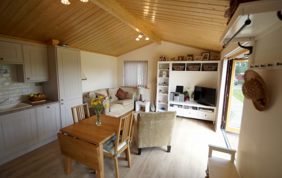 Contemporary Log Cabin Interior 3