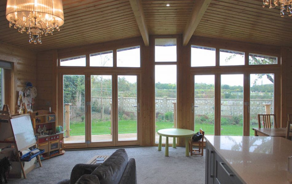 Contemporary Stavanger Log Home Essex 6