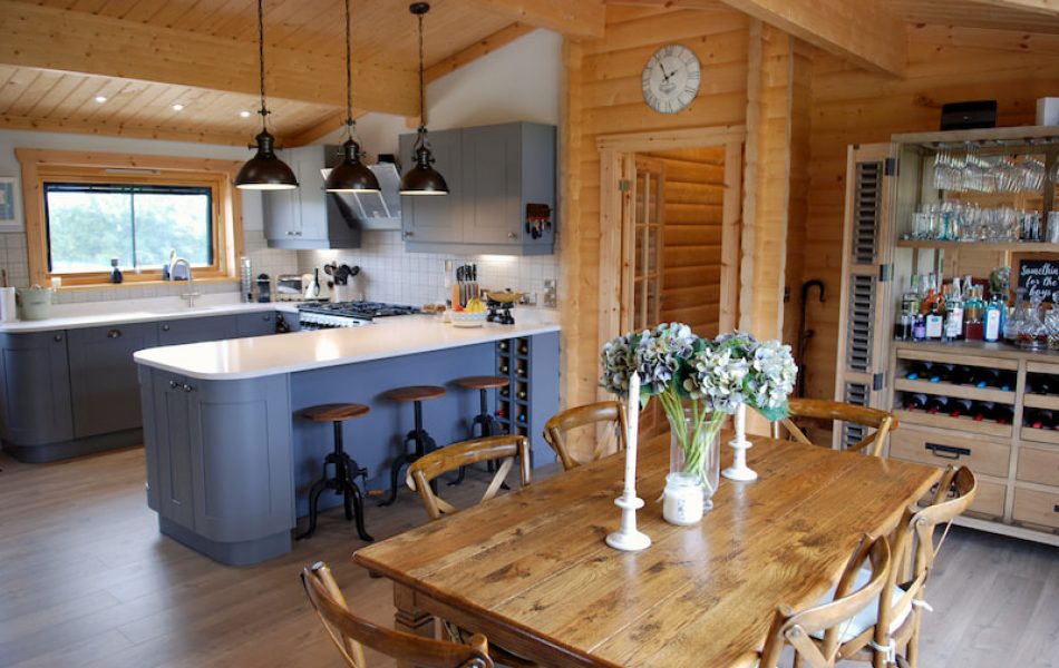 Traditional Log Cabin Interior 1