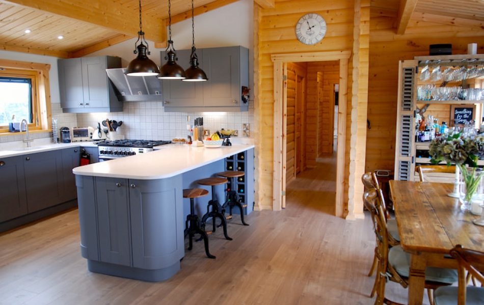 Traditional Log Cabin Interior 2