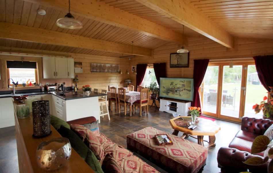 Traditional Log Cabin Interior 9